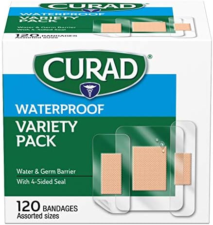Clear medical bandages with 4 sided seal for wound care protection.