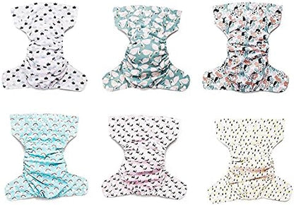 Simple Being reusable diaper interior with double gusset detail