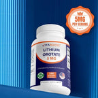 Vitamatic lithium orotate 240 count package layout