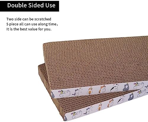 Demonstration of flipping the Engelalike double sided cat scratcher board for extended product life