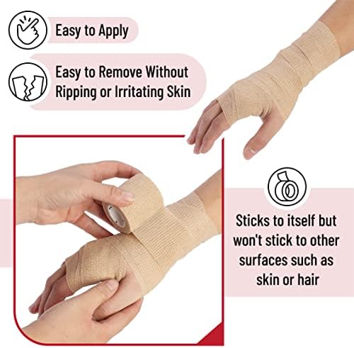 Flexible medical wrap demonstrating high elasticity stretch for joints