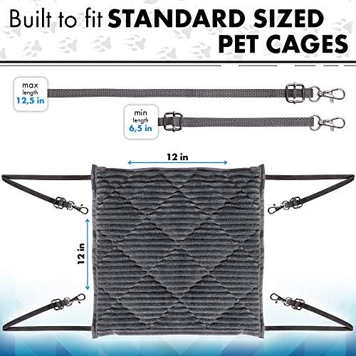 2 Brothers Wholesale rat hammock with metal clips and adjustable straps