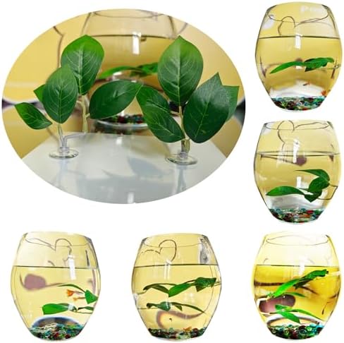 AncBace betta fish leaf hammock three piece set with secure suction cups