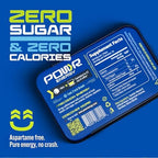Four pack of POWR Energy Mints showing 96 total mints for long lasting supply.