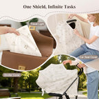 Toyvian Basumee multi-use nursing cover folded for travel