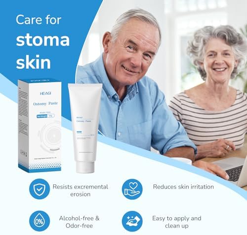 Authentic USA imported Heagimed stoma paste for sunken stomas