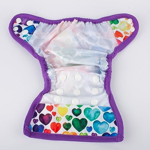 Sigzagor newborn diaper cover snap closure detail