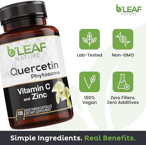 B'Leaf Nature Quercetin Phytosome vegetarian capsules packaging