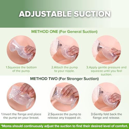 Haakaa food grade silicone breast pump flange details for comfortable fit