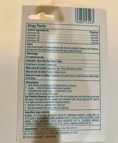 Trader Joe's Sunscreen Lip Balm open packaging