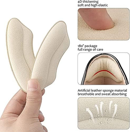 Soft foam heel cushions showing butterfly shape for ergonomic support