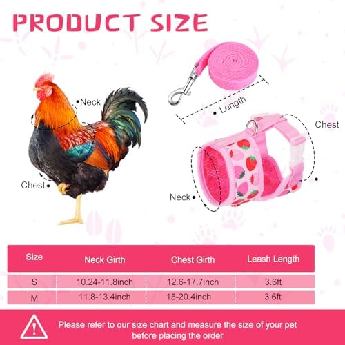 Frienda hen vest showing breathable nylon fabric texture and quick-release buckle
