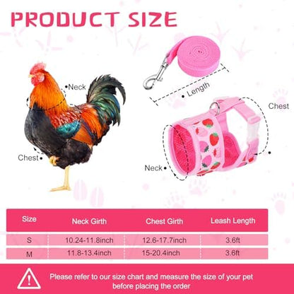 Adjustable buckle detail on Frienda chicken harness