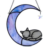 Orange Cat Memorial Stained Glass Suncatcher,Loss Sympathy Gifts - Image 7
