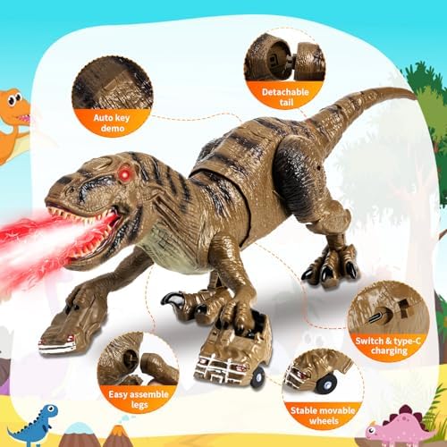Lozadia robot dinosaur toy in professional product packaging