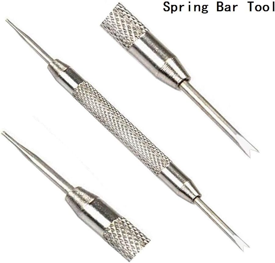 Demonstration of the scratch resistant mechanism on a luxury watch band during link adjustments.