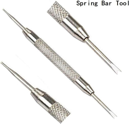 Demonstration of the scratch resistant mechanism on a luxury watch band during link adjustments.