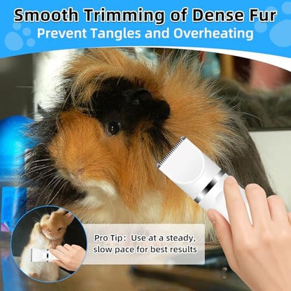 Lyrzzey professional two in one pet grooming tool showing ceramic blade system