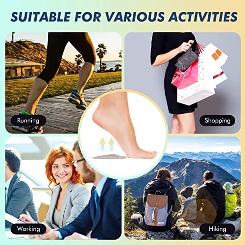 Medical grade silicone arch support cushions for men and women