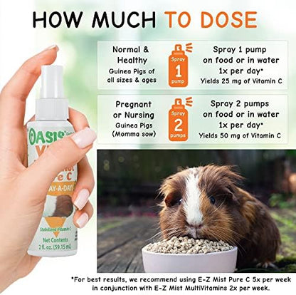 Oasis Vitamin C and Vitamin E daily health care solution for pocket pets