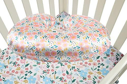 Close up of high quality satin fabric for baby pillow
