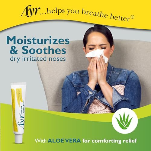 Ayr Saline Nasal Gel, With Soothing Aloe, 0.5 Ounce Tube - Image 3