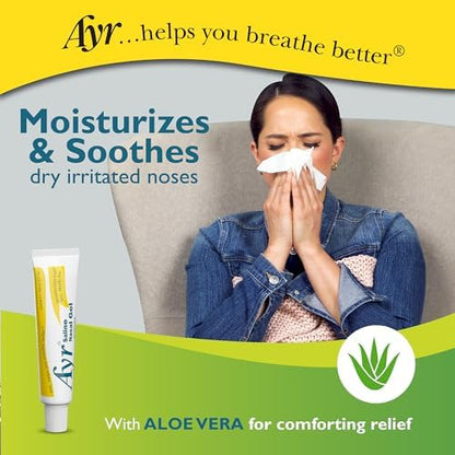 Ayr Saline Nasal Gel, With Soothing Aloe, 0.5 Ounce Tube - Image 3