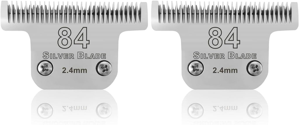 Ruzros ceramic cutting blades for professional clippers angled view emphasizing sharp durable teeth.