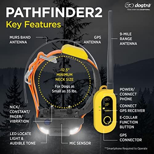 Dogtra Pathfinder 2 smartphone app interface