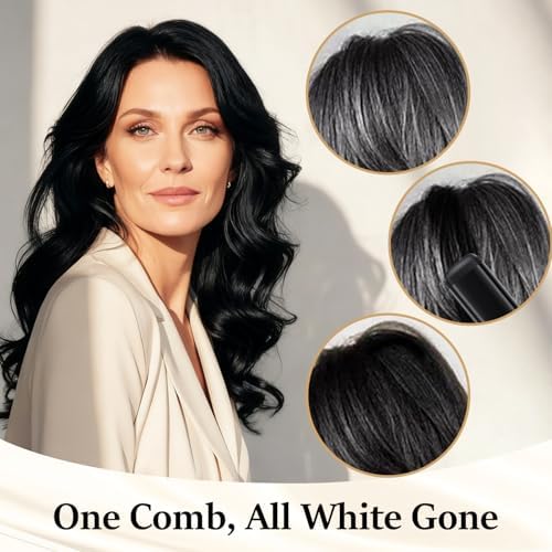 Portable hair color stick showing waterproof packaging