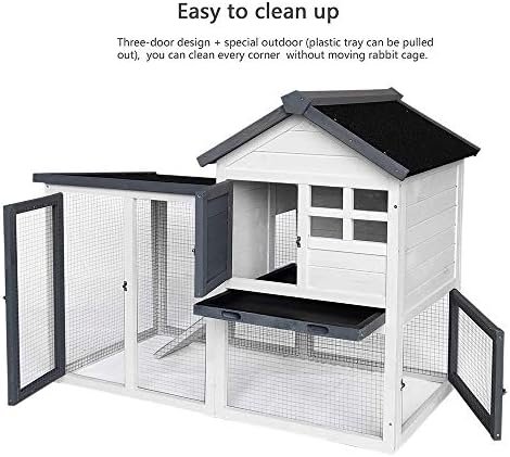 BIRASIL small animal cage highlighting weatherproof asphalt roof