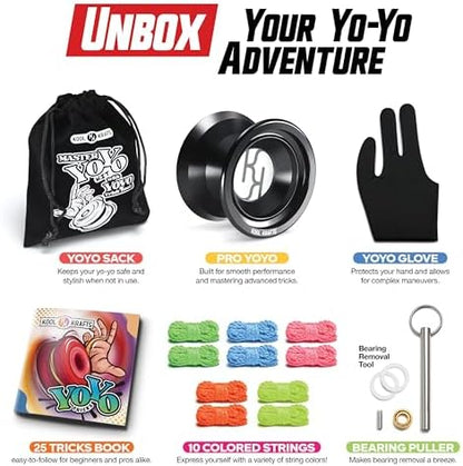 Kool Krafts premium aluminum yoyo with accessories kit