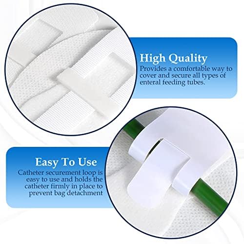 Pack of four individually wrapped Foley catheter leg band holders.