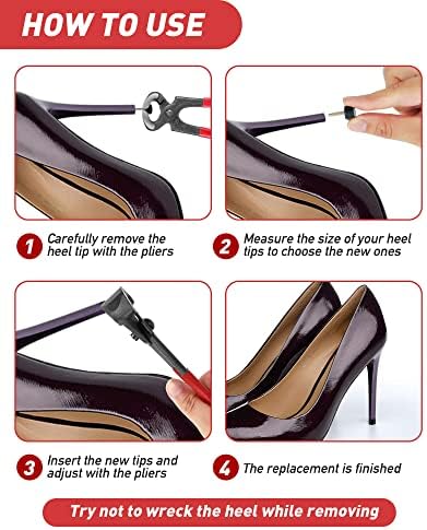 Six inch high heel removal pliers included in the TRIZILLA repair set.