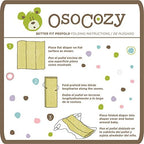 Osocozy organic cotton cloth diapers close up fabric texture