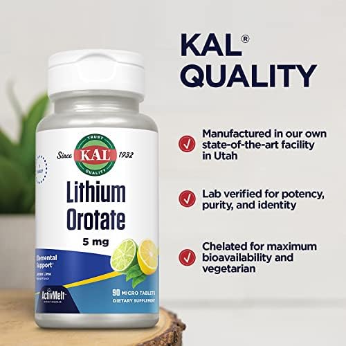 Authentic USA imported KAL mood support supplement packaging