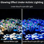 Uniclife artificial coral plant weighted base detail