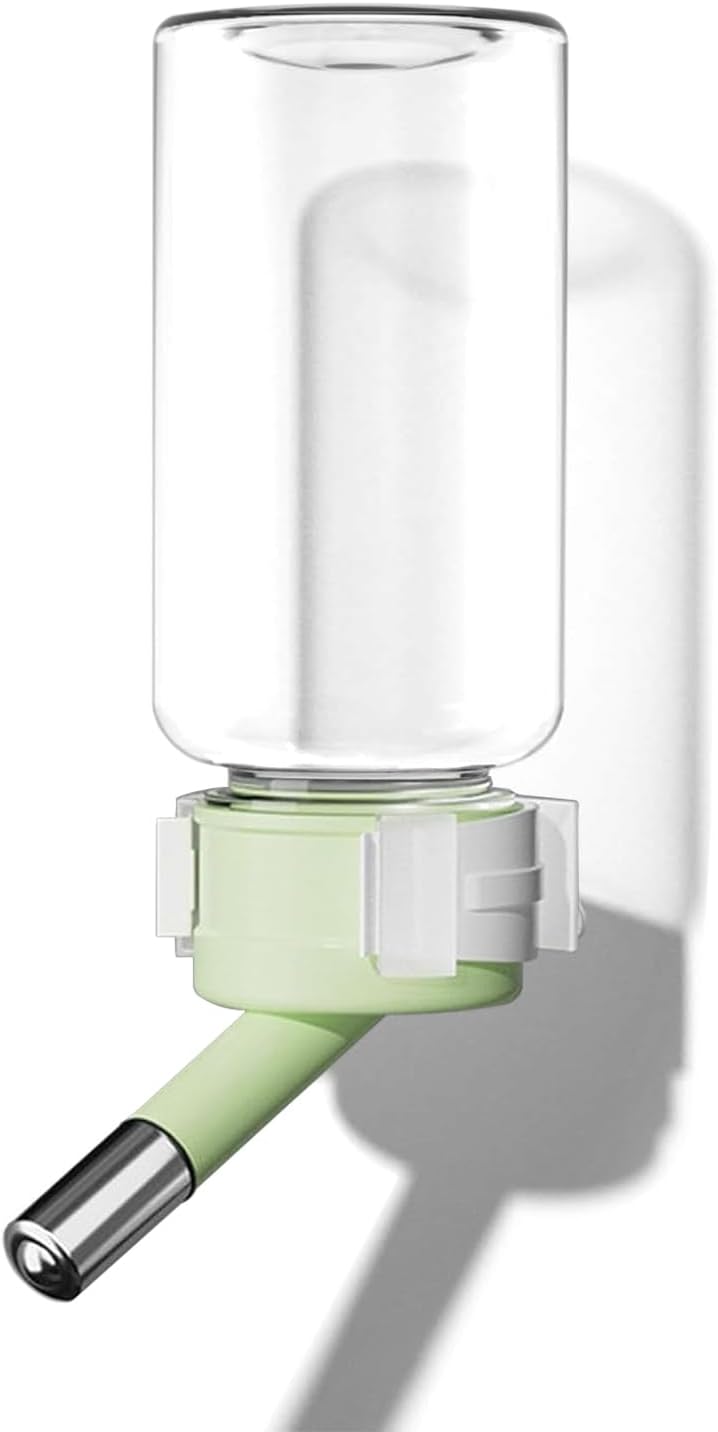 Hamster Water Bottle for Glass Tanks & Wire Cages - Dual Ball-Bearing & Dual Silicone Gaskets Leakproof Design (2 Stainless Steel Balls) 4.06oz - Fits Hamsters/Mice Under 250g - Image 11