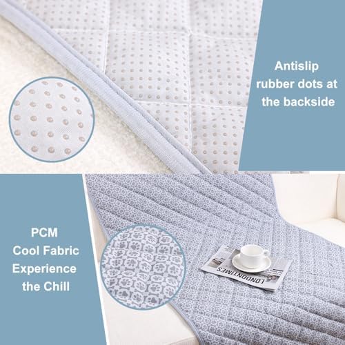 Foldable and portable lightweight pet summer cooling pad ideal for travel and cars