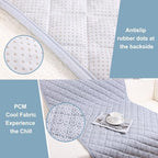 Foldable and portable lightweight pet summer cooling pad ideal for travel and cars