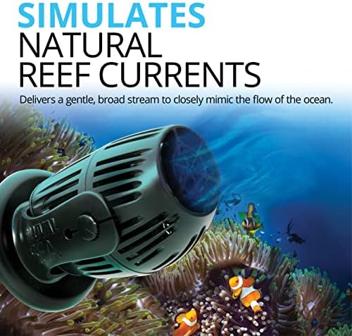 Black aquarium wave maker nozzle directional control