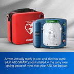 Authentic USA imported Philips HeartStart AED showing the battery installation compartment.