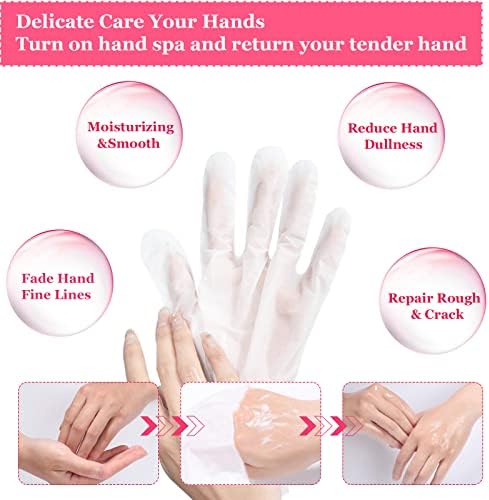 Rose hand care moisturizing gloves spa treatment