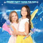 Product packaging and accessories for snowflake party wand