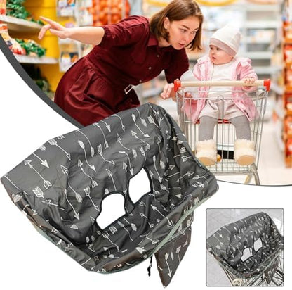 Universal shopping cart seat liner for toddlers
