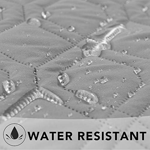Waterproof pet sheet covering a luxury mattress from accidental liquid spills