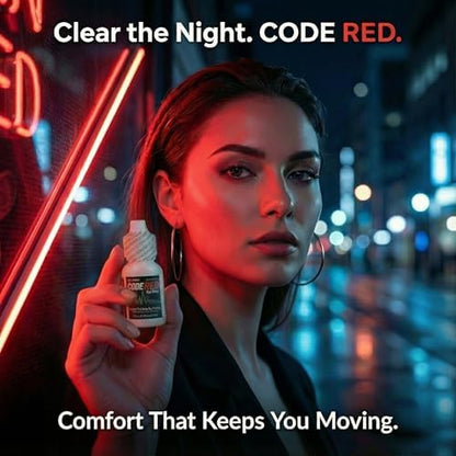 Code Red lubricating eye drops for dry eye relief bottle