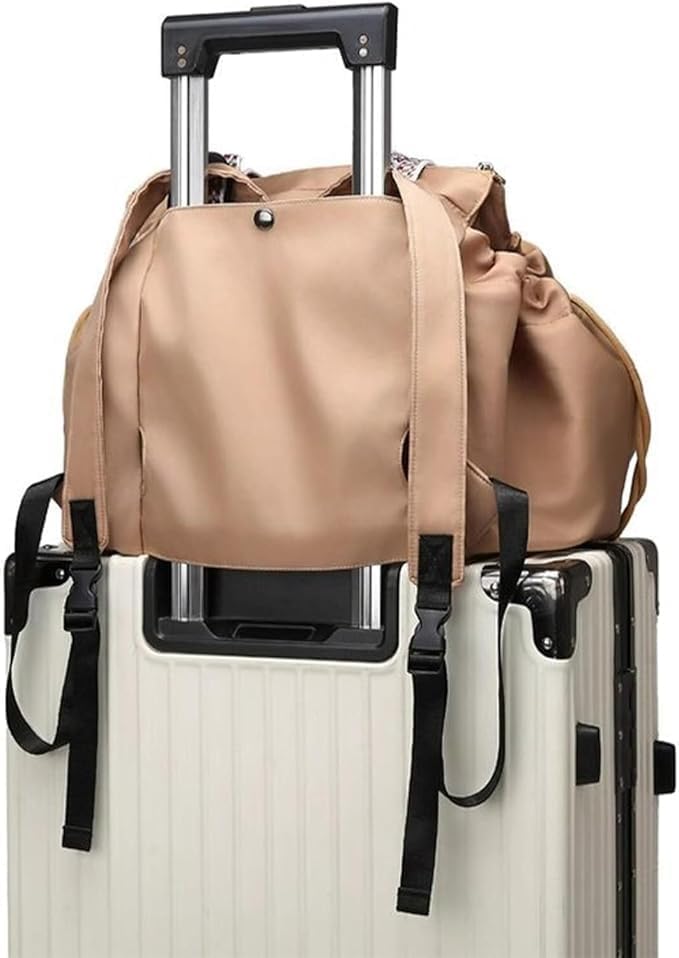 Grluvxo multipurpose travel bag lay-flat organization feature