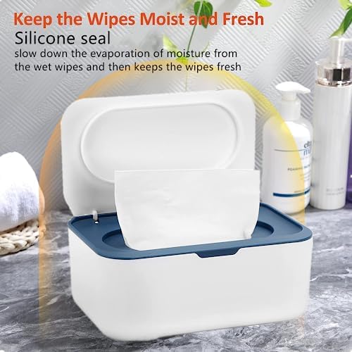 Lifestyle view of HFHungkeong wipes holder in a nursery setting