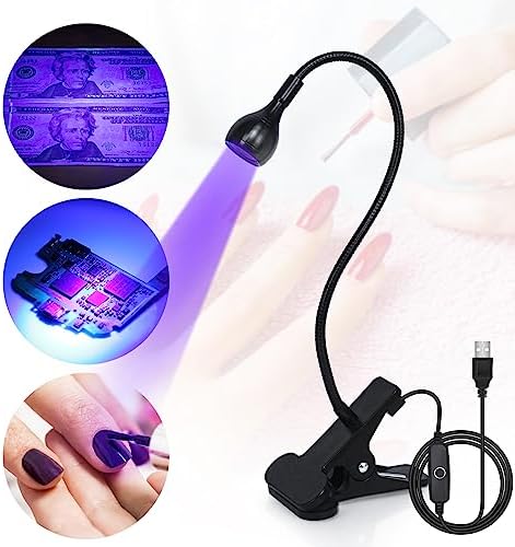 Geisofu black light lamp packaging and included accessories